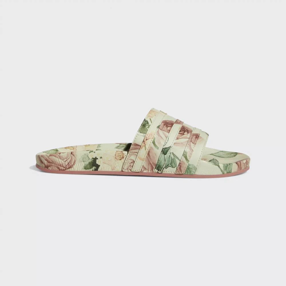 Adidas Eric Emanuel Adilette Chanclas Beige Para Mujer (MX-15025)